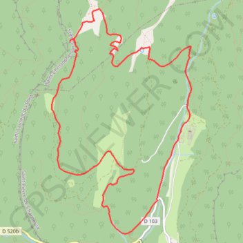 Itinéraire Les haberts du Désert de Chartreuse, distance, dénivelé, altitude, carte, profil, trace GPS