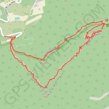 Itinéraire Dos d'Âne - Vue sur le cirque de Mafate, distance, dénivelé, altitude, carte, profil, trace GPS