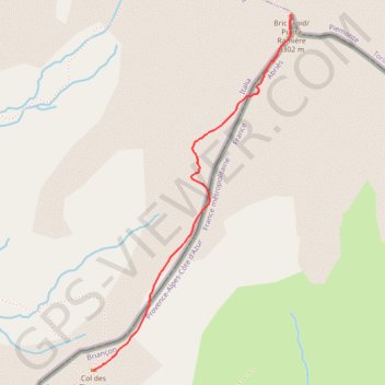 Itinéraire Queyras-Viso OPTION : Ascension Bric Froid, distance, dénivelé, altitude, carte, profil, trace GPS