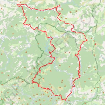 Itinéraire Fondamente - La Tour-sur-Orb, distance, dénivelé, altitude, carte, profil, trace GPS