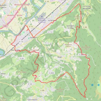Itinéraire Boucle Balcon Belledonne, distance, dénivelé, altitude, carte, profil, trace GPS