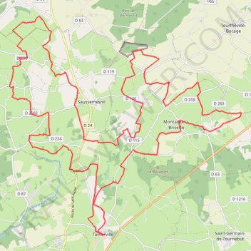 Itinéraire 1 - parcours vtt 23 vert, distance, dénivelé, altitude, carte, profil, trace GPS