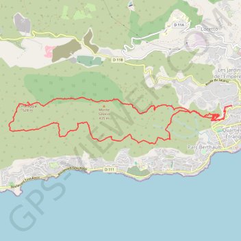 Itinéraire Sentier des cretes grande boucle, distance, dénivelé, altitude, carte, profil, trace GPS