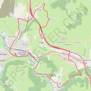 Itinéraire Le bout du monde, distance, dénivelé, altitude, carte, profil, trace GPS