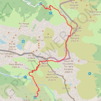 Itinéraire Trekking_2022-07-17T06_35_26[1], distance, dénivelé, altitude, carte, profil, trace GPS