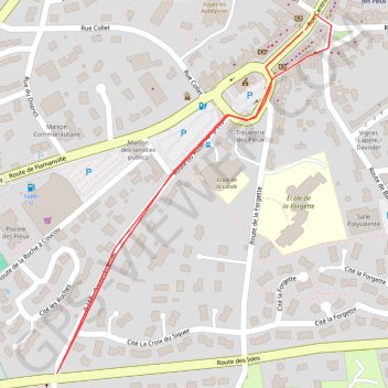 Itinéraire Duathlon course à pied, distance, dénivelé, altitude, carte, profil, trace GPS