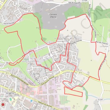 Itinéraire 10km, distance, dénivelé, altitude, carte, profil, trace GPS