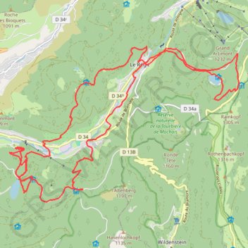 Itinéraire Enduro La Bresse, distance, dénivelé, altitude, carte, profil, trace GPS