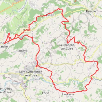 Itinéraire Trace du jour 30-03-23, distance, dénivelé, altitude, carte, profil, trace GPS