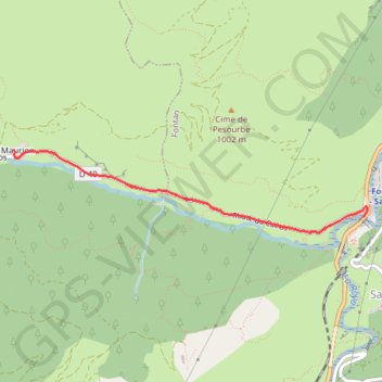 Itinéraire G4 Vallon de CAÏROS, distance, dénivelé, altitude, carte, profil, trace GPS