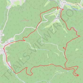 Itinéraire Saint Quirin, distance, dénivelé, altitude, carte, profil, trace GPS