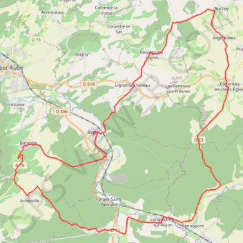 Itinéraire Terre des Grands Hommes, distance, dénivelé, altitude, carte, profil, trace GPS