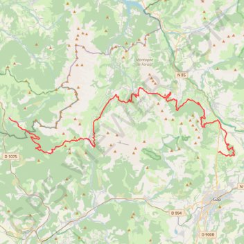 Itinéraire Les Chemins du Soleil, distance, dénivelé, altitude, carte, profil, trace GPS