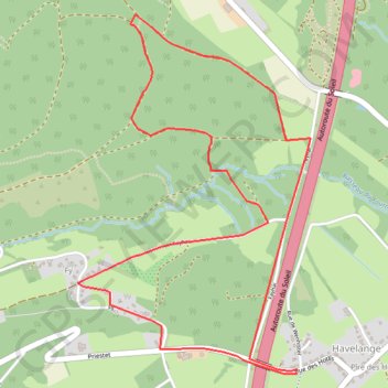 Itinéraire 2025 5 km global, distance, dénivelé, altitude, carte, profil, trace GPS