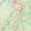 Itinéraire LBLC 2024 - 155km, distance, dénivelé, altitude, carte, profil, trace GPS