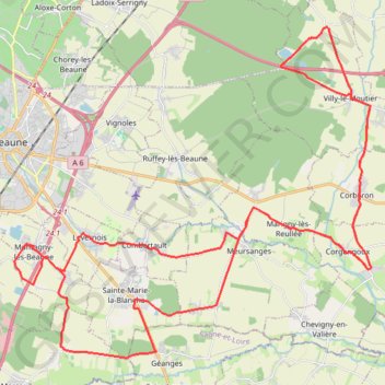 Itinéraire new, distance, dénivelé, altitude, carte, profil, trace GPS