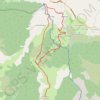 Itinéraire La Cascade de Clars via l'Ubac de Brainée et la Montagne des Louquiers, distance, dénivelé, altitude, carte, profil, trace GPS