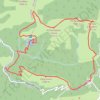 Itinéraire lac Iraty-chalets Iraty-pic Escaliers-crete-burkidoi-lac Iraty, distance, dénivelé, altitude, carte, profil, trace GPS