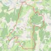 Itinéraire GRP des 7 rivières, distance, dénivelé, altitude, carte, profil, trace GPS