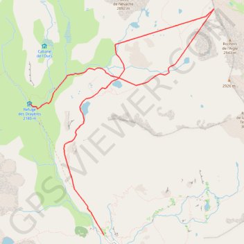 Itinéraire Col des Muandes, distance, dénivelé, altitude, carte, profil, trace GPS