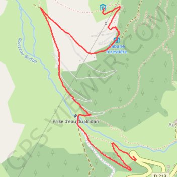 Itinéraire Montée au Logis des Fées, distance, dénivelé, altitude, carte, profil, trace GPS