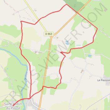 Itinéraire Circuit Segré, distance, dénivelé, altitude, carte, profil, trace GPS
