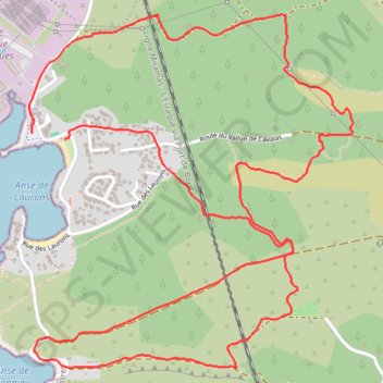 Itinéraire Les Laurons (Martigues), distance, dénivelé, altitude, carte, profil, trace GPS