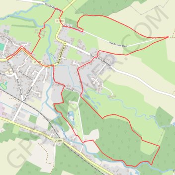 Itinéraire Circuit du sentier Le Belrem, distance, dénivelé, altitude, carte, profil, trace GPS