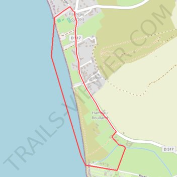 Itinéraire Parcours Marche (-), distance, dénivelé, altitude, carte, profil, trace GPS