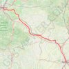 Itinéraire Bordeaux Toulouse à vélo, distance, dénivelé, altitude, carte, profil, trace GPS