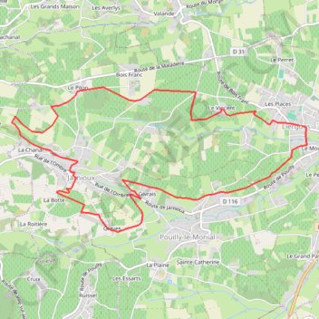 Itinéraire Marche semi-nocturne du Tacot, distance, dénivelé, altitude, carte, profil, trace GPS
