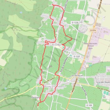 Itinéraire Villages de notre côte, distance, dénivelé, altitude, carte, profil, trace GPS