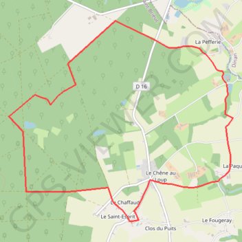 Itinéraire Circuit de la Hunaudaye, distance, dénivelé, altitude, carte, profil, trace GPS