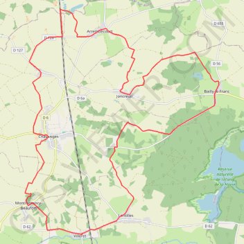 Itinéraire À la découverte du Chavangeois, distance, dénivelé, altitude, carte, profil, trace GPS