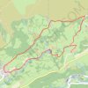 Itinéraire Sansous, distance, dénivelé, altitude, carte, profil, trace GPS