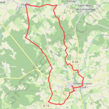 Itinéraire ITINÉRAIRE-27km-IBP67-hiking, distance, dénivelé, altitude, carte, profil, trace GPS