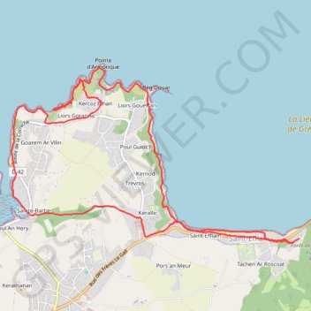 Itinéraire Circuit des chapelles, distance, dénivelé, altitude, carte, profil, trace GPS