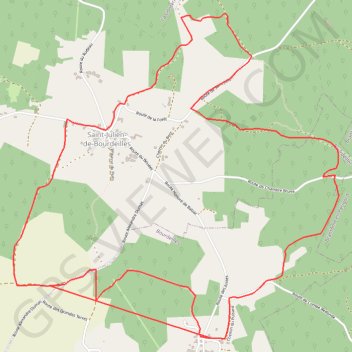 Itinéraire Circuit des Bories, distance, dénivelé, altitude, carte, profil, trace GPS