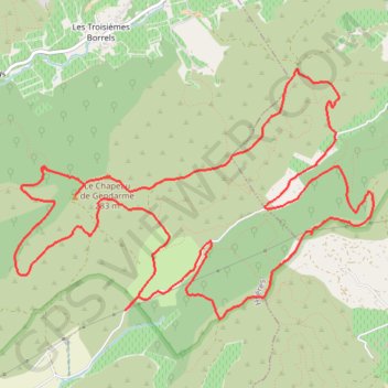 Itinéraire L'Apie des Maures, distance, dénivelé, altitude, carte, profil, trace GPS