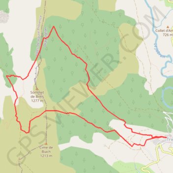 Itinéraire Tour de Breis, distance, dénivelé, altitude, carte, profil, trace GPS