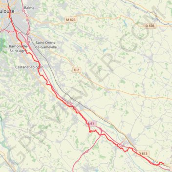 Itinéraire HwlJf, distance, dénivelé, altitude, carte, profil, trace GPS