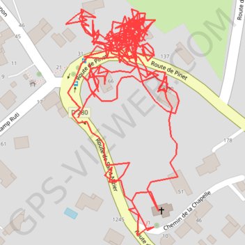 Itinéraire 2020-07-16, distance, dénivelé, altitude, carte, profil, trace GPS