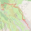 Itinéraire Crête et Pic de la Latte de Bazen depuis Gourette, distance, dénivelé, altitude, carte, profil, trace GPS