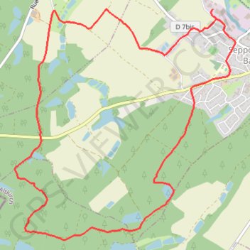 Itinéraire Grand tour au dessus de Seppois, distance, dénivelé, altitude, carte, profil, trace GPS