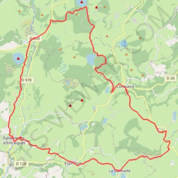 Itinéraire Autour de Brion, distance, dénivelé, altitude, carte, profil, trace GPS