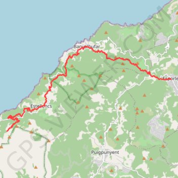 Itinéraire Ruta de Pedra en Sec -, distance, dénivelé, altitude, carte, profil, trace GPS