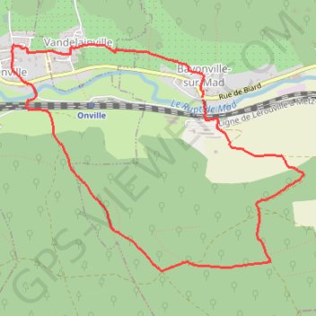 Itinéraire Randonnée, distance, dénivelé, altitude, carte, profil, trace GPS