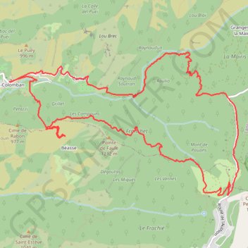 Itinéraire Foret de la Mairis, distance, dénivelé, altitude, carte, profil, trace GPS