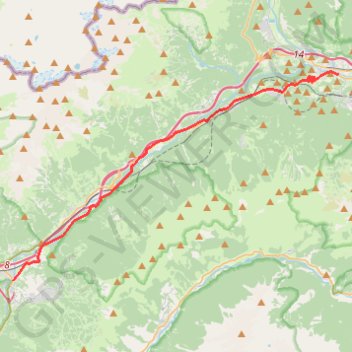 Itinéraire Brancigéna, distance, dénivelé, altitude, carte, profil, trace GPS