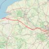 Itinéraire Carriere - cabourg, distance, dénivelé, altitude, carte, profil, trace GPS